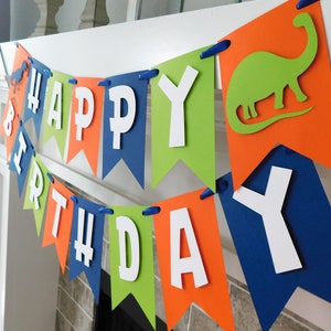 Dinosaur Birthday Banner: Three Rex Party Decor
