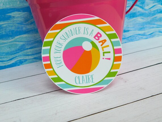 Summer Treat Tags for Kids, End of Year Tags, Last Day of School Tags