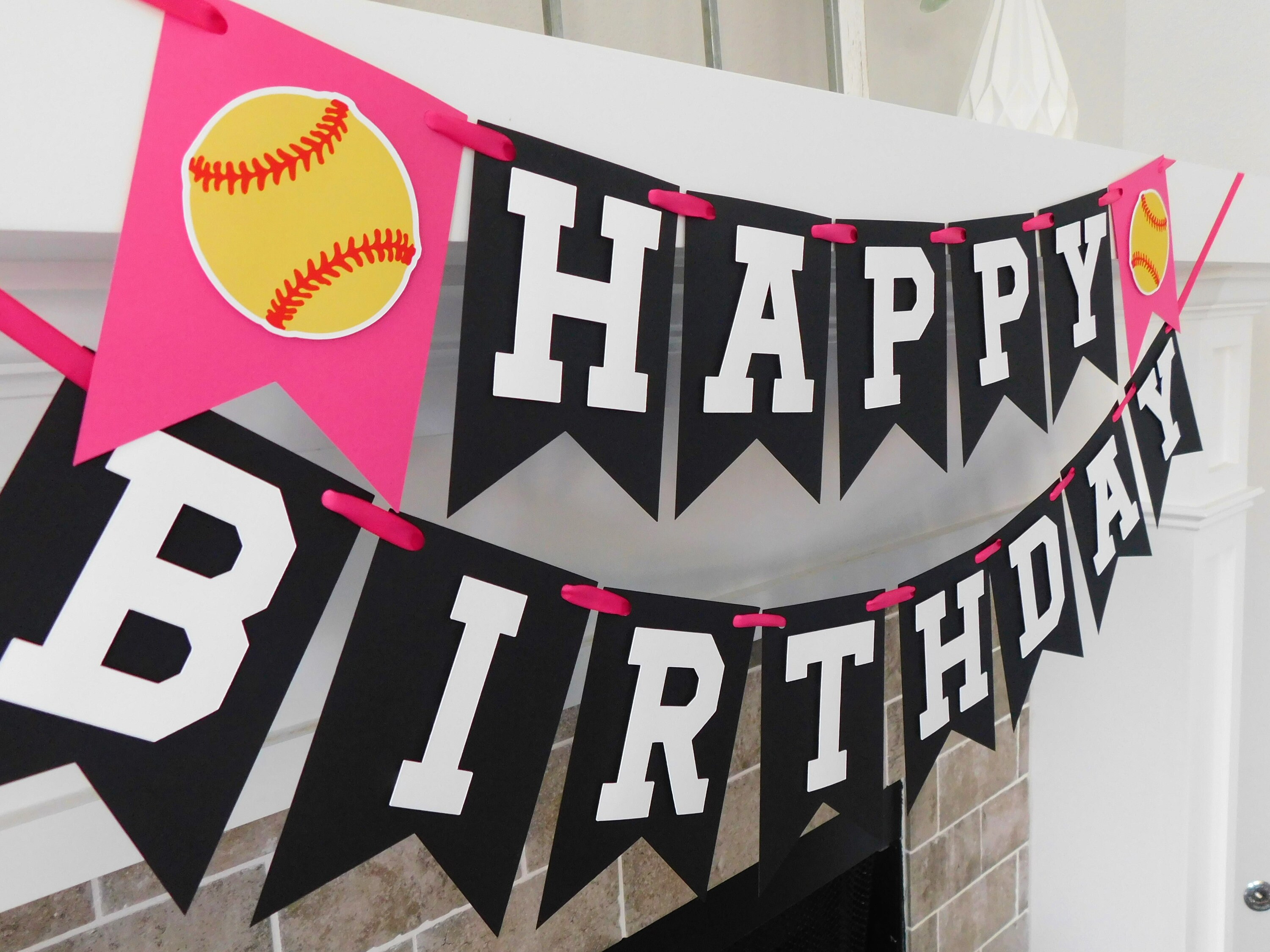 FASTPITCH SOFTBALL PERSONALIZED BANNER Party Supplies FREE SHIPPING 
