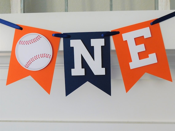 Baseball High Chair Banner, Baseball Party Decor, Highchair Garland, Baseball First Birthday