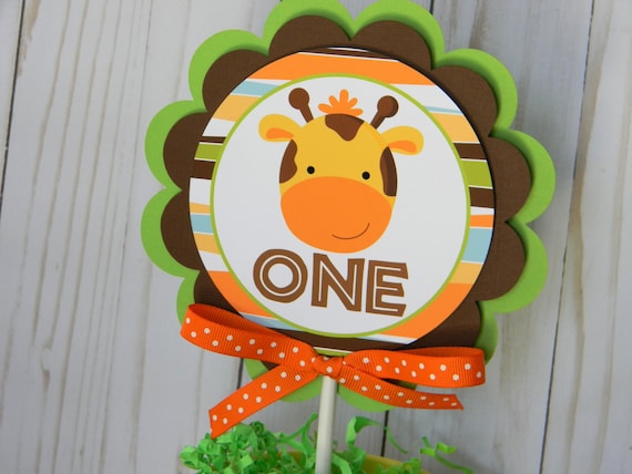 Safari Cake Topper, Custom Cake Topper, Safari Birthday Cake