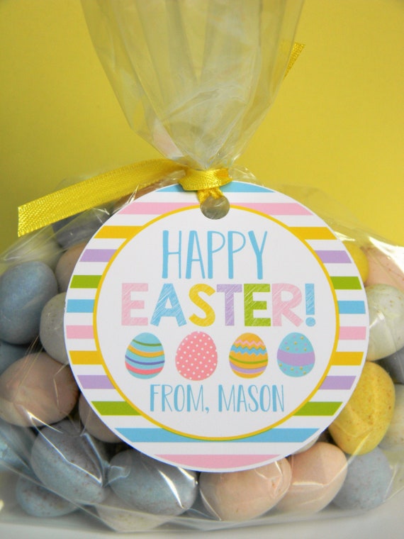 Easter Treat Tags, Easter Egg Tags, Happy Easter Tags, Easter Treats for Kids