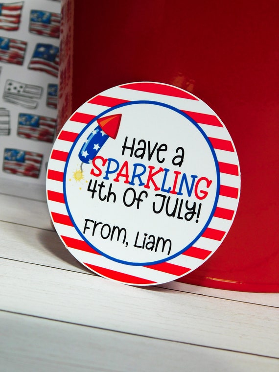 4th of July Treat Tags, July 4th Tags, Independence Day Tags, Happy 4th of July