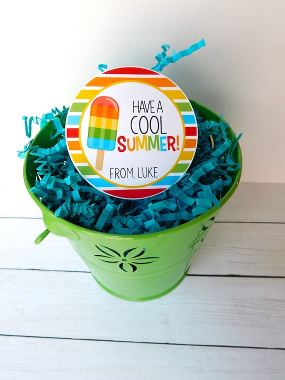 Summer Treat Tags for Kids, End of Year Tags, Last Day of School Tags