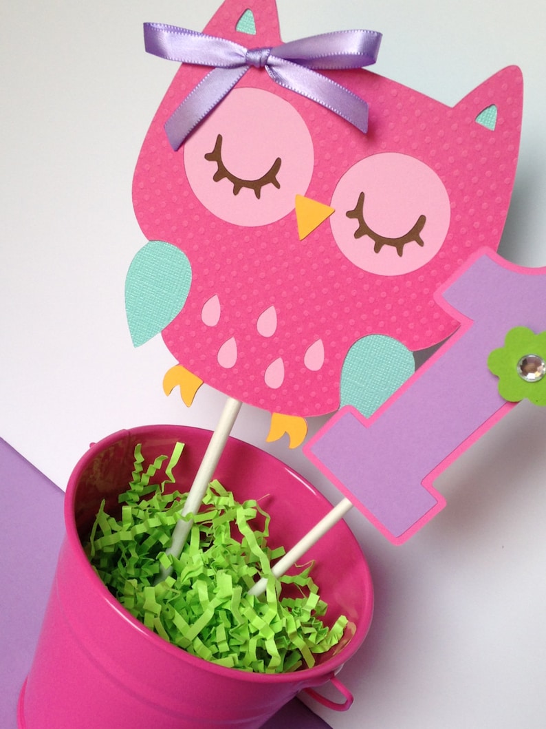 Party Decoration Birthday Cake Topper Owl Cake Topper