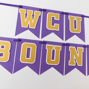 Custom College Bound Banner, Graduation Party Decor, Senior Table Photo ...