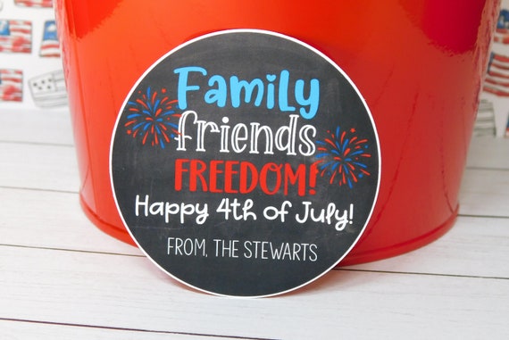 4th of July Treat Tags, July 4th Tags, Independence Day Tags, Happy 4th of July