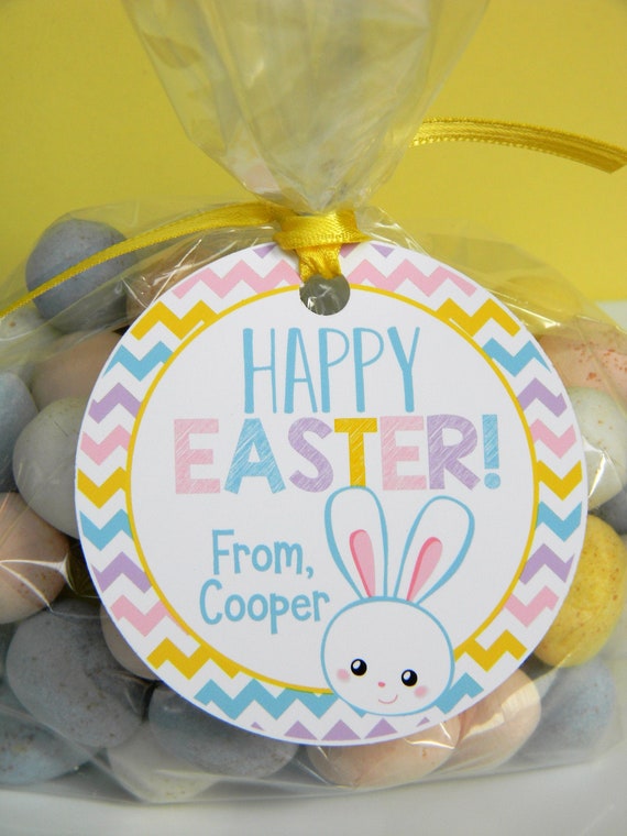 Easter Treat Tags, Bunny Tags, Happy Easter Tags, Easter Treats for Kids