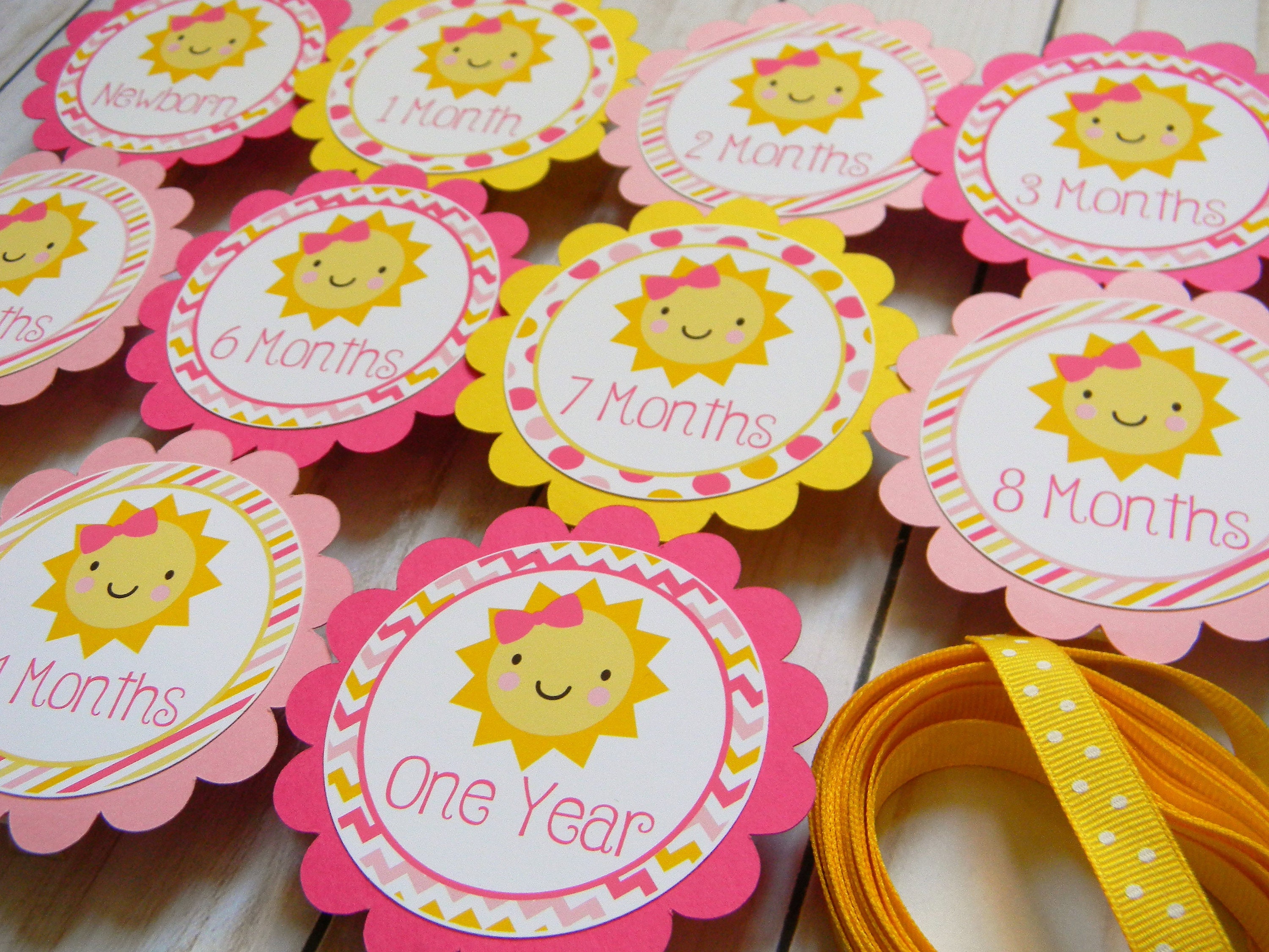 You Are My Sunshine Photo Banner, 1st Birthday, Newborn to 12 Months …