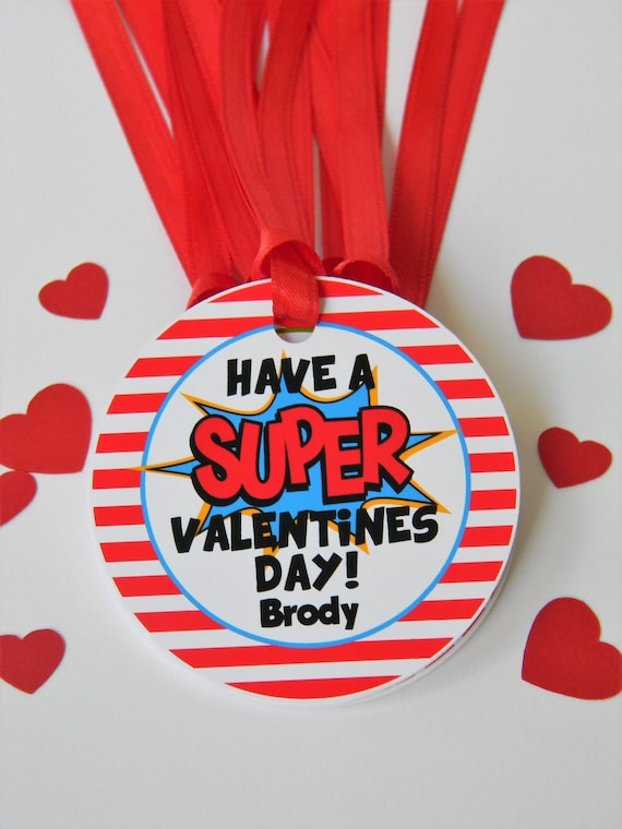 Superhero Valentines Day Treat Tags, Classroom Valentines, Valentines for  Kids, Valentines Day Cards, Non-candy Valentines 