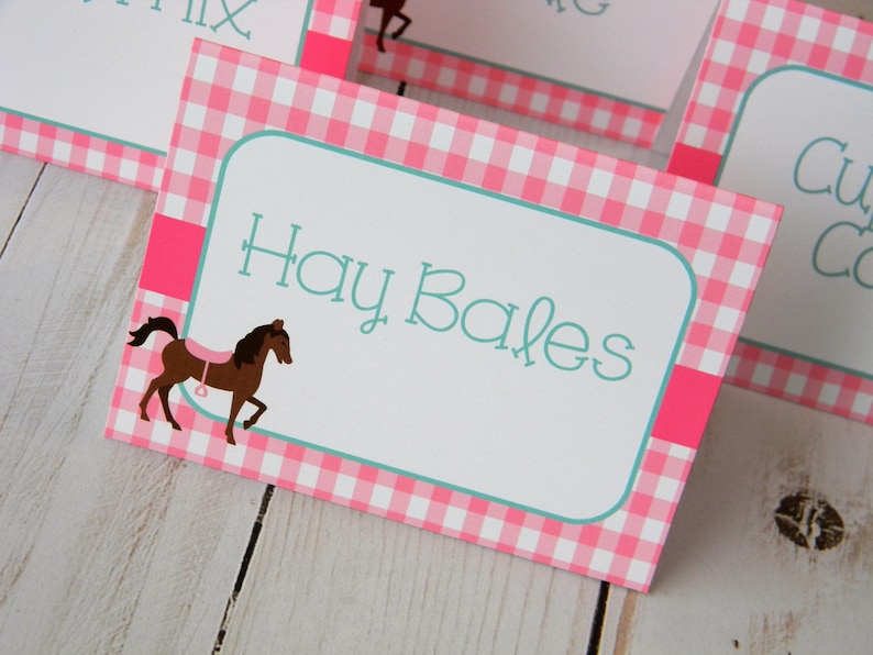 Horse Food Labels Printable