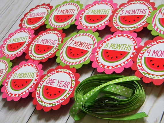 Watermelon Photo Banner, 1st Birthday, Newborn to 12 Months Banner