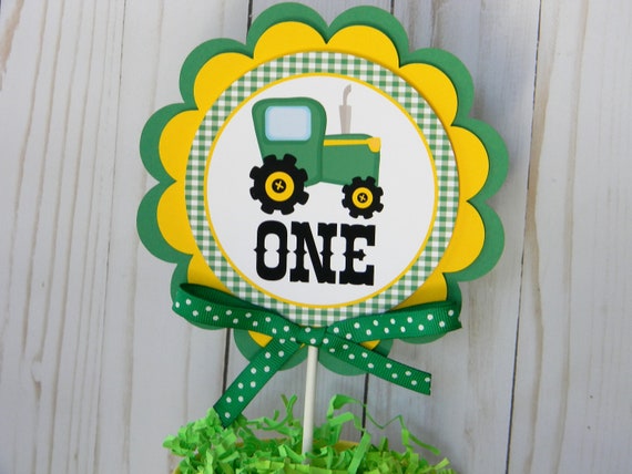 Tractor Cake Topper, Custom Cake Topper, Tractor Birthday Cake