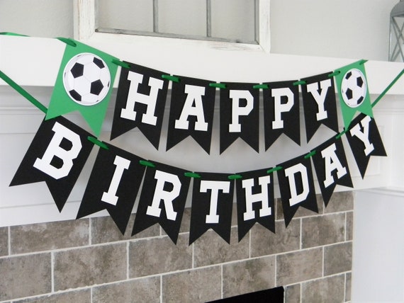 Soccer Banner, Soccer Birthday Party, Soccer Party Decor, Sports Party Decor