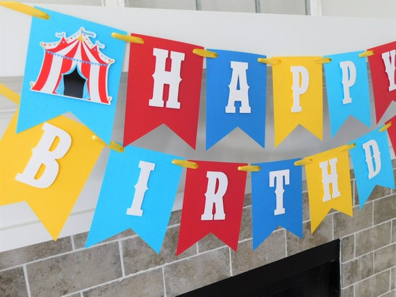 Carnival Banner, Carnival Birthday, Circus Tent Party, Circus Party Decor