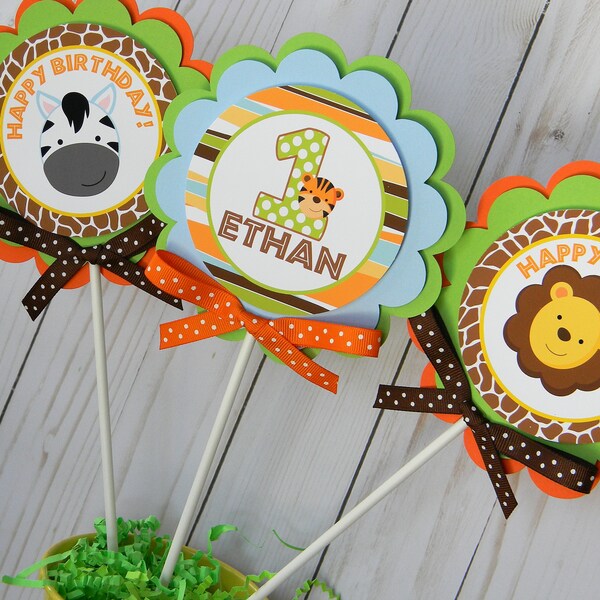 Safari Centerpieces Etsy