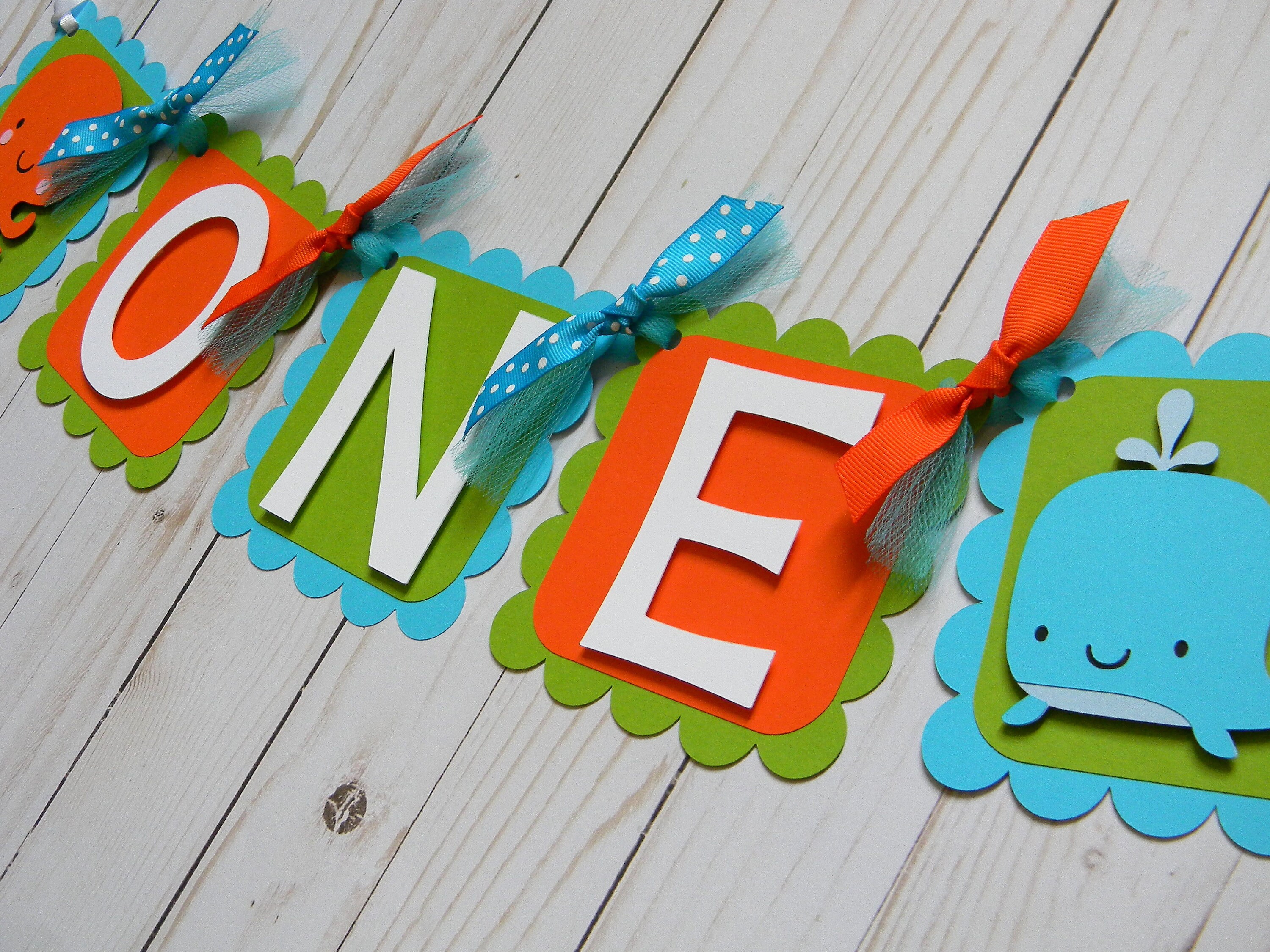 Under the Sea High Chair Banner Party Decorations Birthday Etsy