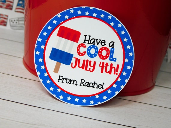 4th of July Treat Tags, July 4th Tags, Independence Day Tags, Happy 4th of July