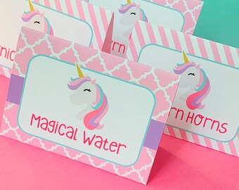 unicorn food sign etsy
