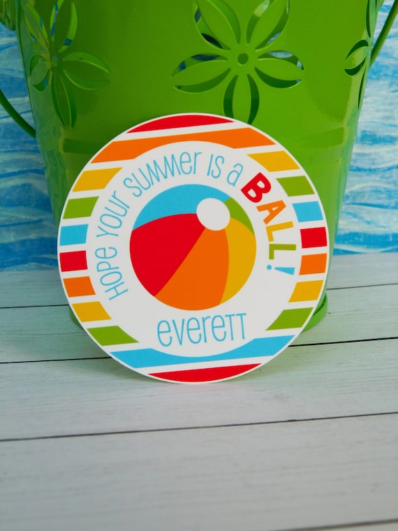 Summer Treat Tags for Kids, End of Year Tags, Last Day of School Tags