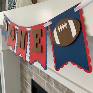Football Highchair Banner, Football Party Decor, Highchair Garland, Football First Birthday