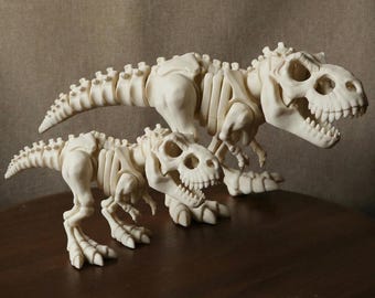 Figura de T-Rex con esqueleto flexible, juguete articulado de esqueleto de dinosaurio, modelo impreso en 3D, decoración de escritorio de dinosaurio, regalo de dinosaurio, esqueleto prehistórico