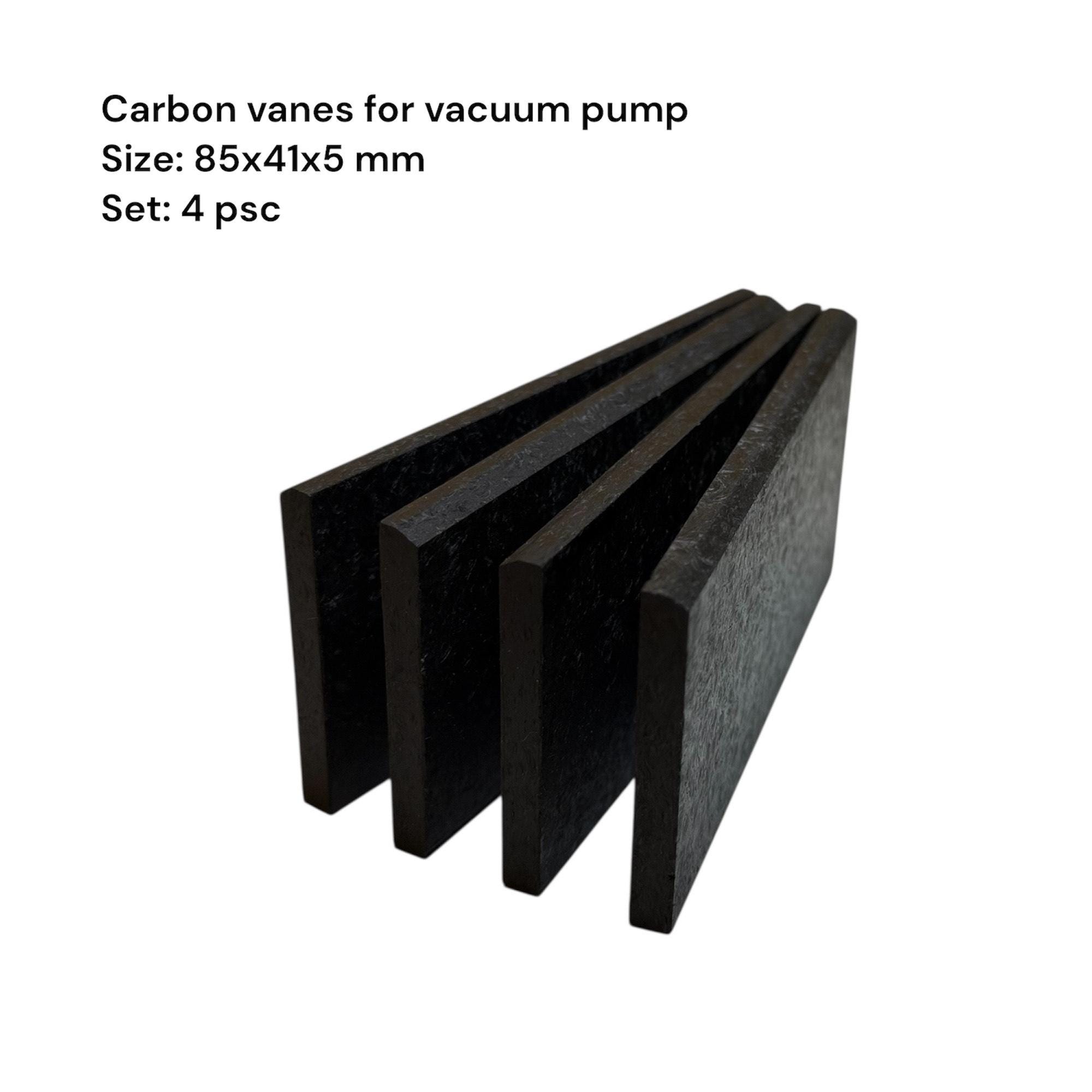 4 palettes en carbone 85х41х5 mm pour pompe à vide, plaques en graphite pour pompe à vide sèche Palette en graphite pour pompe à vide, pompe à air