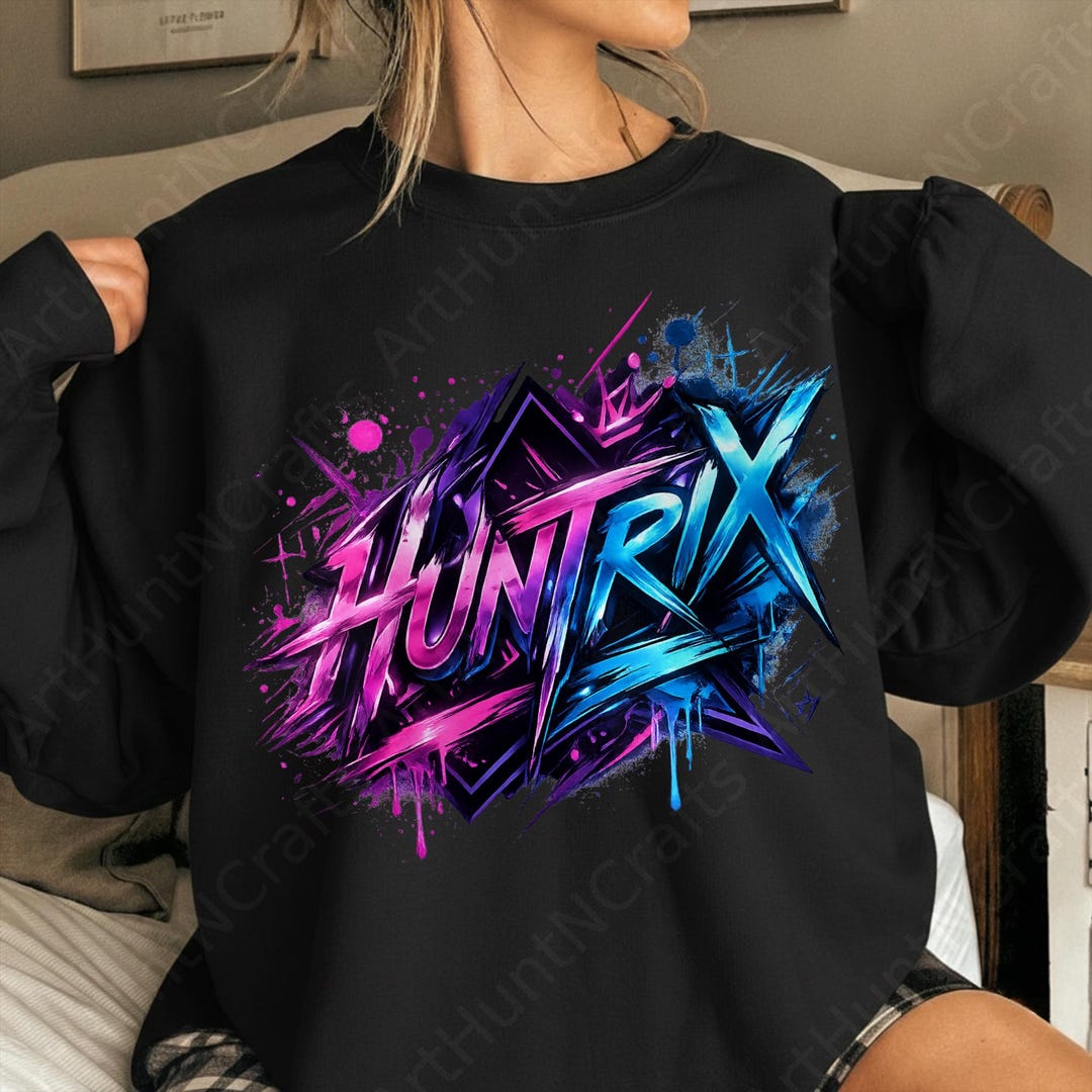 Huntrix Name Art Png, Huntrix Png, Kpop Huntrix Bundle, K Pop Demon ...