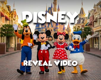 Presentazione definitiva del viaggio Disney Vacation - Video personalizzato - Topolino dice il nome del bambino - Per tutti i parchi Disney