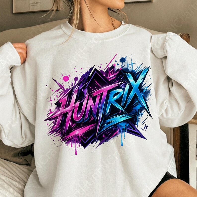 Huntrix Name Art Png, Huntrix Png, Kpop Huntrix Bundle, K Pop Demon ...
