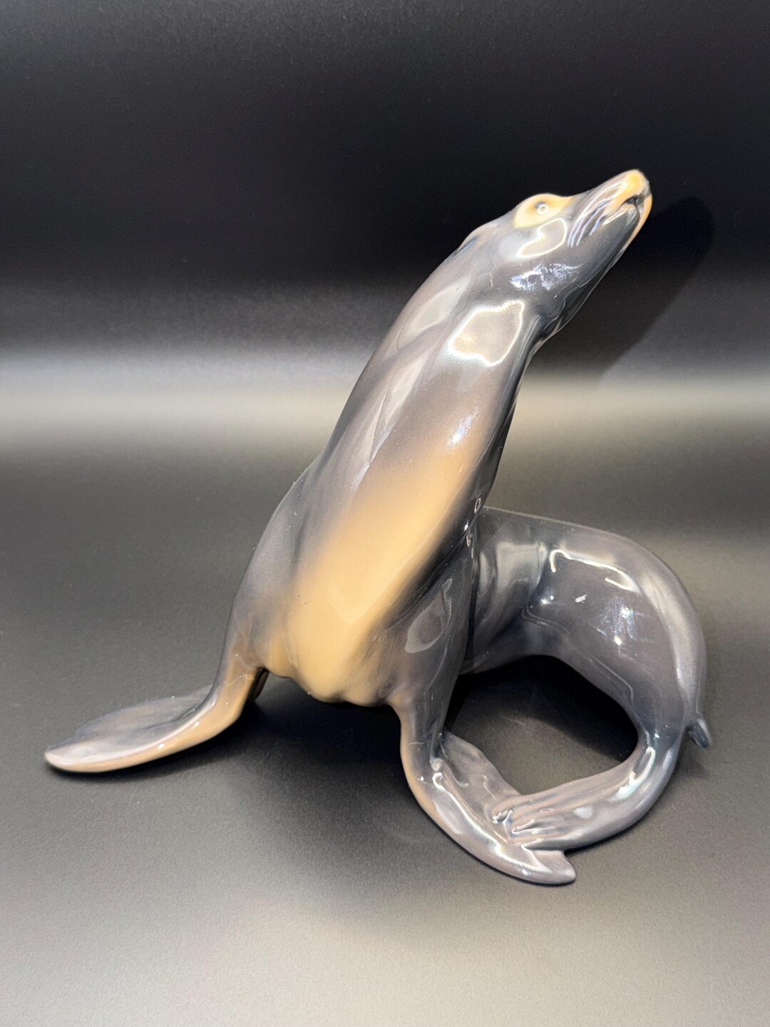 Vintage Bing & Grondahl Porcelain Sea Lion Figurine, Denmark - Etsy