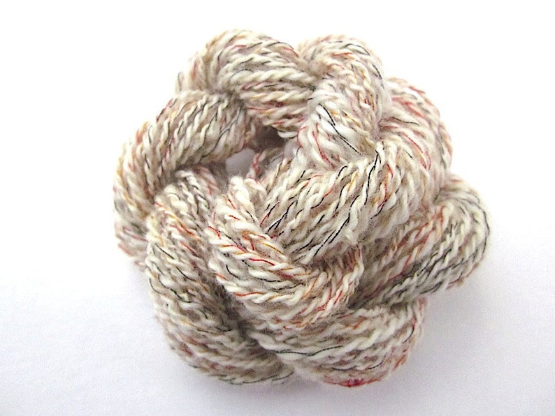 Unique Handspun 4ply Wool & Rayon Novelty Yarn for sale Etsy