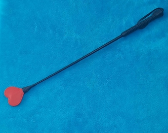 Caña de azotes BDSM con forma de corazón - Juguete de castigo escolar con sensación de impacto - "El Gritón"