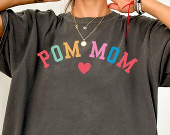 Funny Pomeranian Mom Shirt, Pom Dog Tee, Cute Pomeranian Gift for Her, Pet Lover T-Shirt
