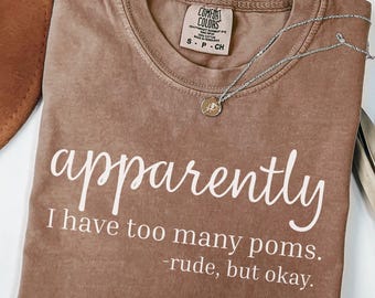 Funny Pomeranian Mom Shirt, Pom Dog Tee, Cute Pomeranian Gift for Her, Pet Lover T-Shirt