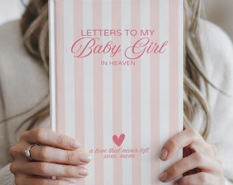 Pregnancy Loss Journal for Mother, Letters to My Baby in Heaven, Miscarriage & Baby Loss Grief Keepsake, Personalized Bereavement Journal