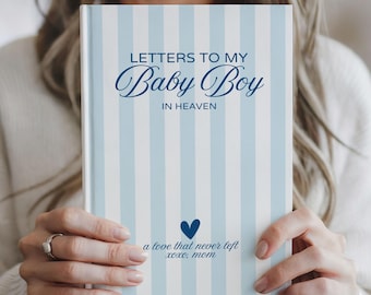 Pregnancy Loss Journal for Mother, Letters to my baby in heaven, Miscarriage Baby Loss Grief Keepsake, Personalized Bereavement Journal