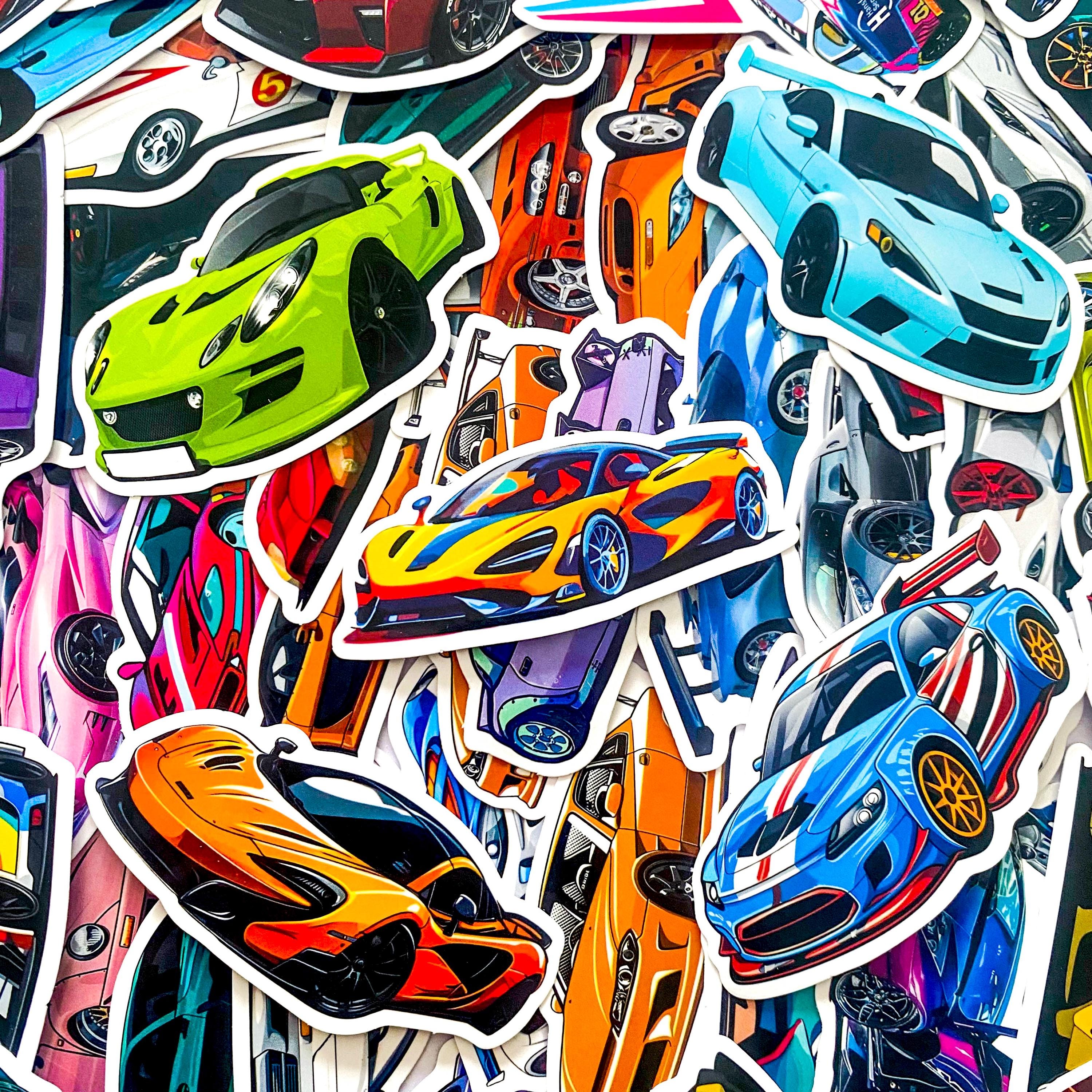 Random Rice Tuner 50 Random Race Car Stickers, Exotic Auto Stickers, JDM Tuner Stickers ...