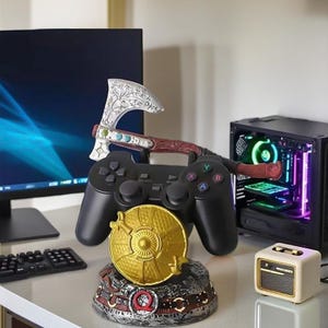 Devil Warrior Handkontrollställ Gamepad Hållare för PS5 PS4 Xbox Switch