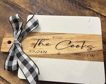 Planche à découper personnalisée gravée