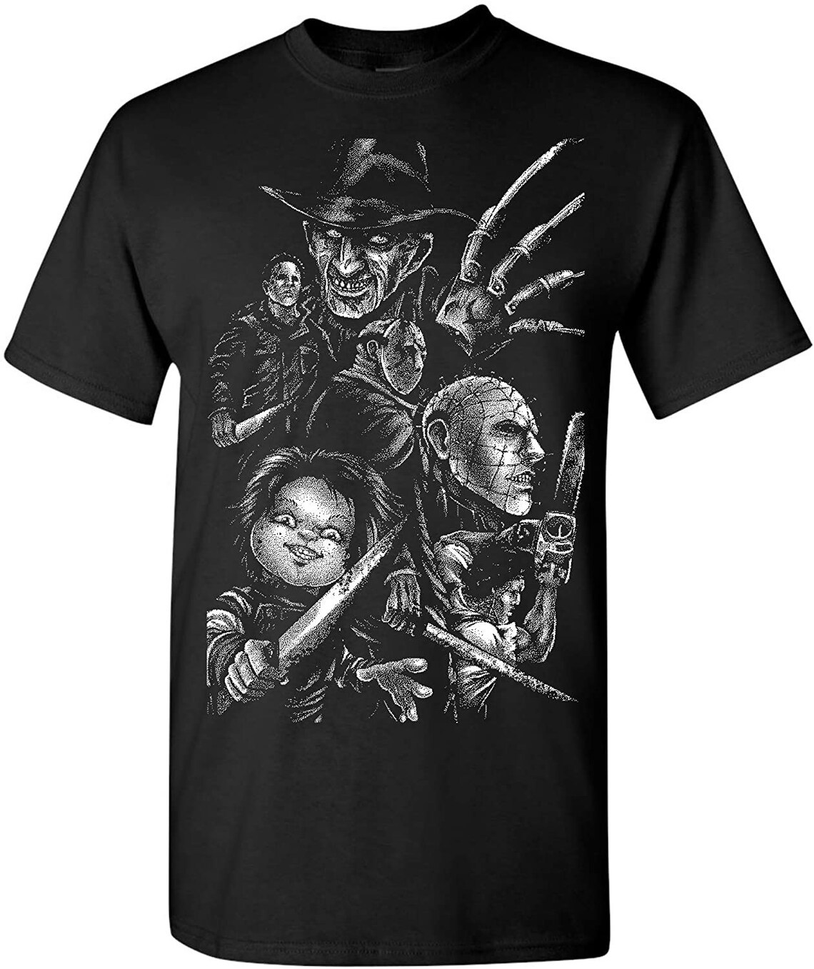 Classic Horror Movie Images Men's Tshirt Etsy
