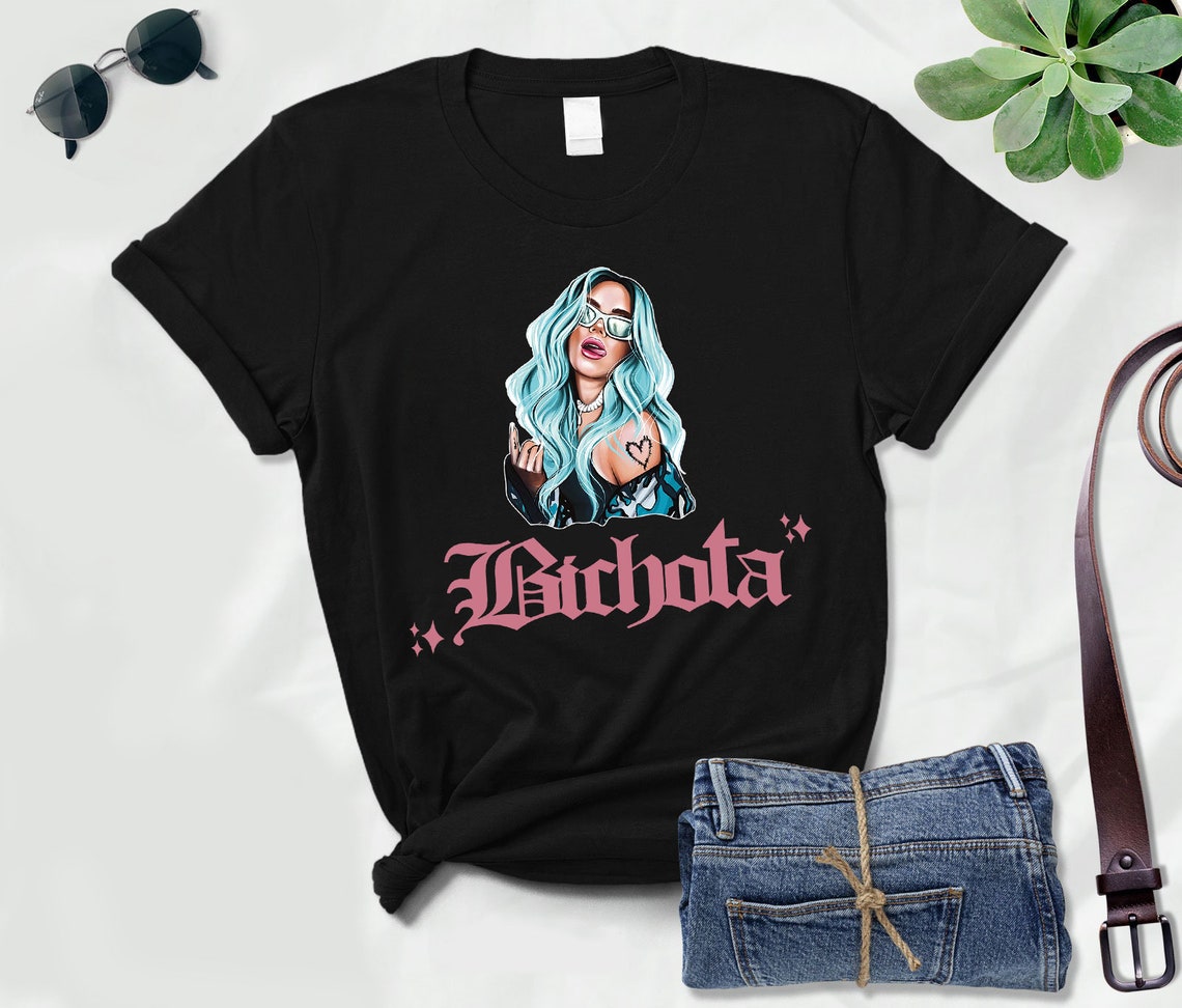 Karol g bichota camiseta tusa karol g merch talla completa Etsy México