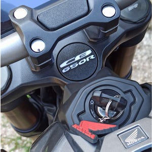 Handlebar Center Bolt Cover Compatible with Honda CB650R | Steering Stem Cap | Premium Motorcycle Accessory
