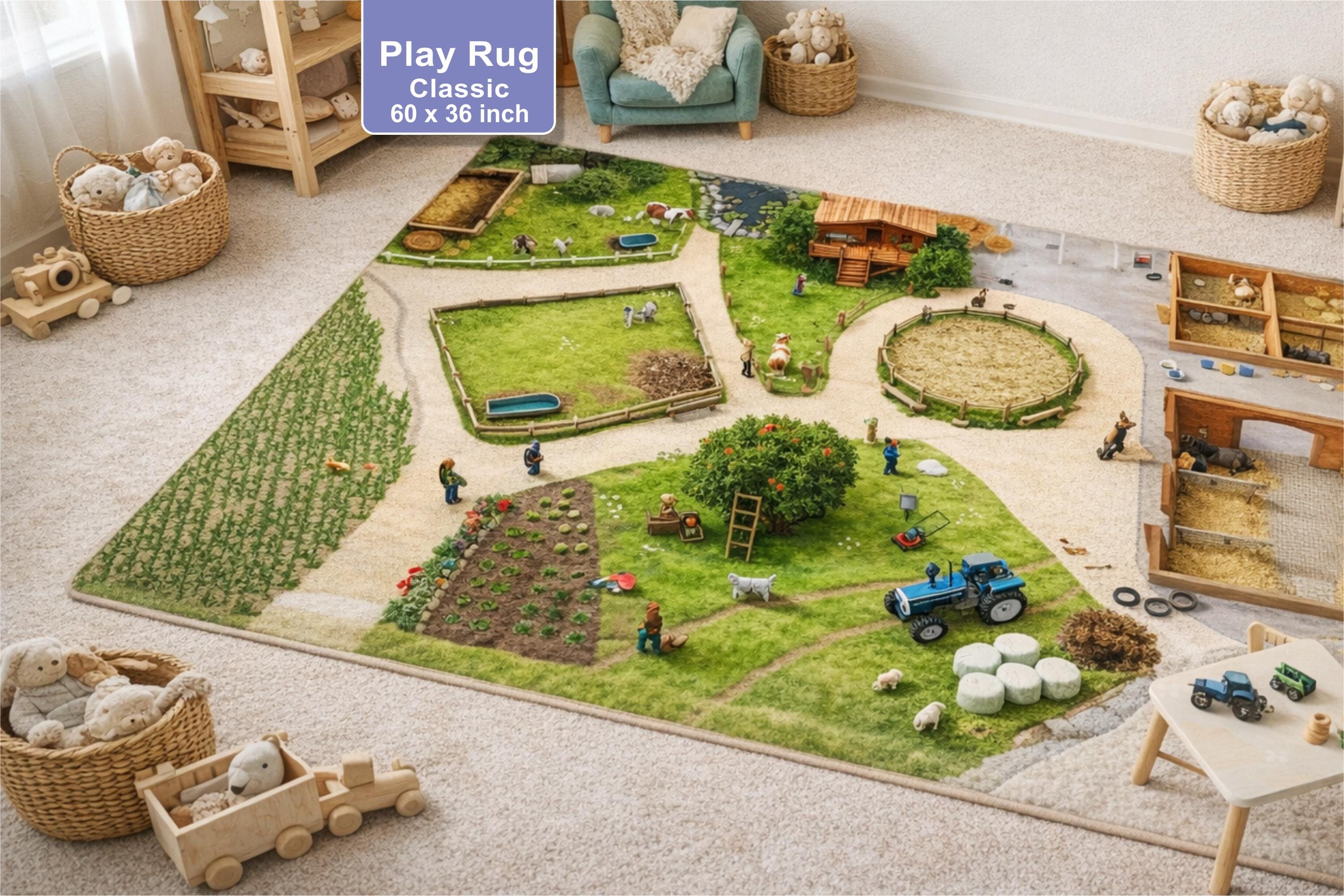 Landscape Play Rug - Etsy