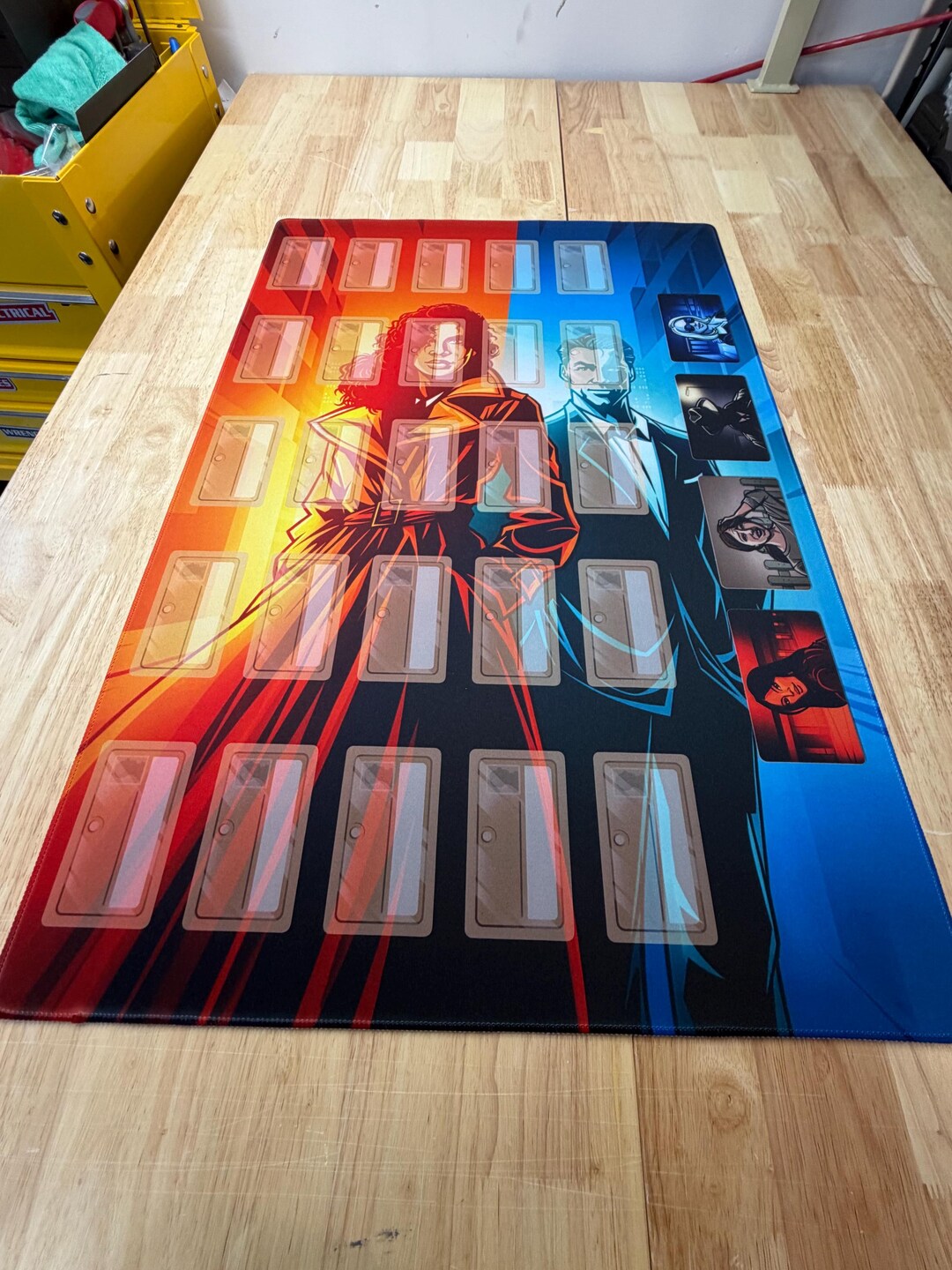 Codenames XXL Board Game Neoprene Playmat 1)24x35 Stitched Edge 3mm ...