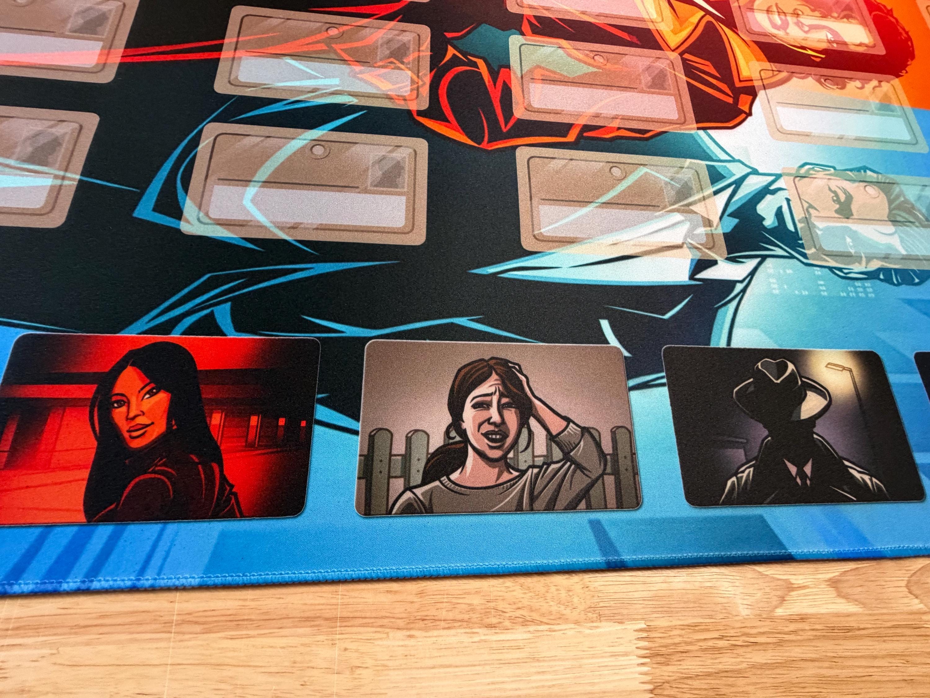 Codenames XXL Board Game Neoprene Playmat 1)24x35 Stitched Edge 3mm ...