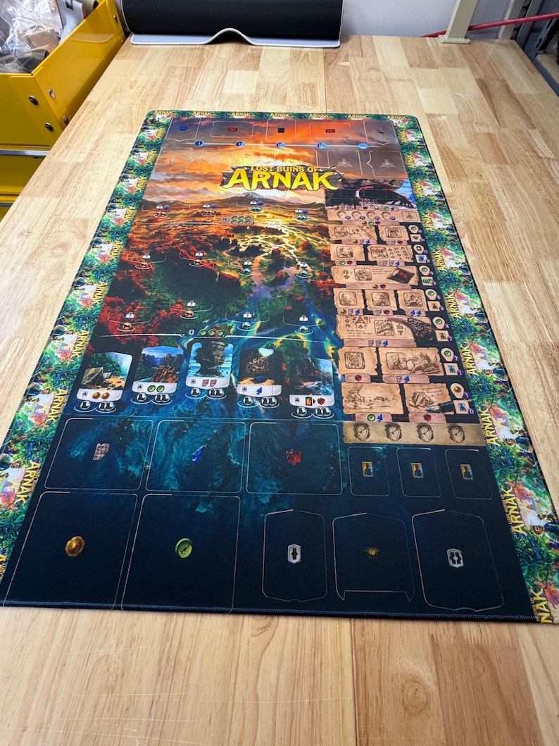 Tapete de juego individual personalizado de neopreno de 3 mm con borde cosido blanco. Ponle nombre a tu juego de mesa y personalízalo a tu gusto. imagen 18