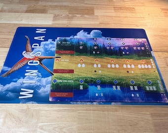 Set van 5 spanwijdte bordspel neopreen speelmatten 24 x 14 inch witte gestikte rand 3 mm Onofficiële upgrade
