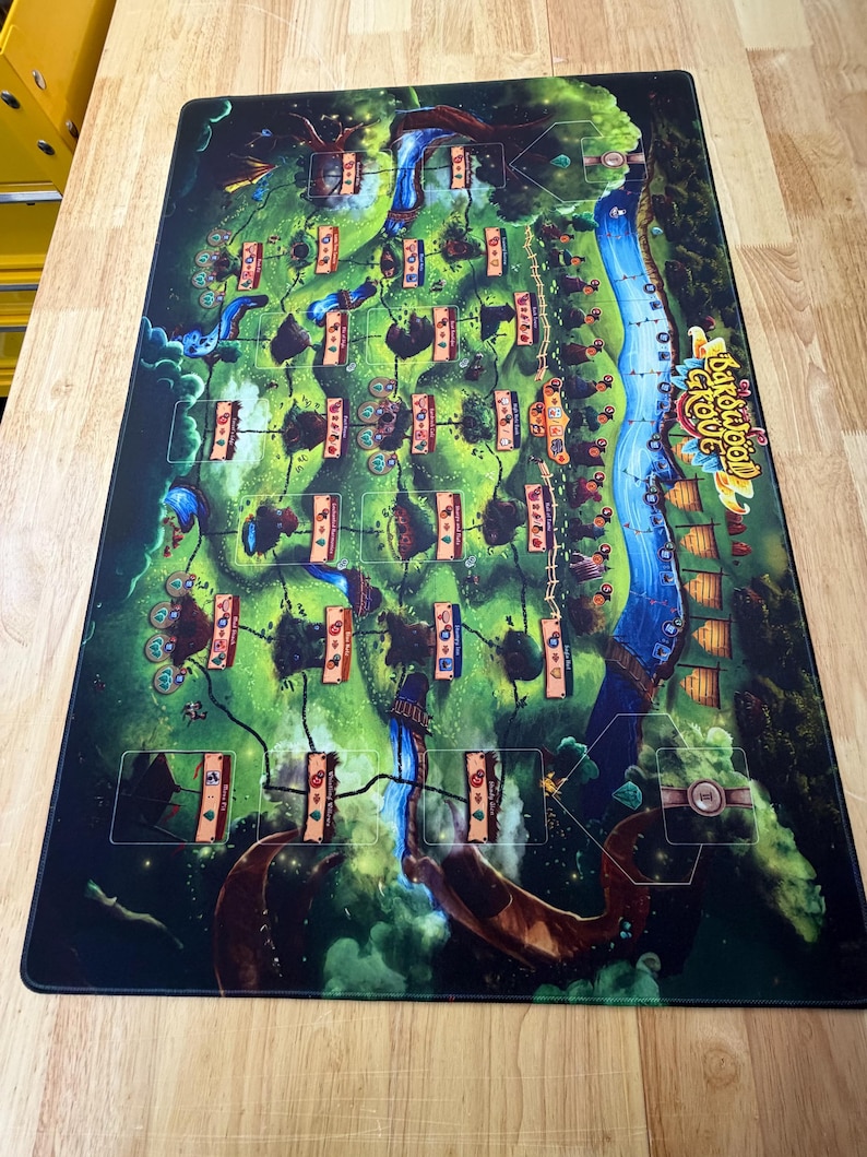 Tapete de juego individual personalizado de neopreno de 3 mm con borde cosido blanco. Ponle nombre a tu juego de mesa y personalízalo a tu gusto. imagen 16
