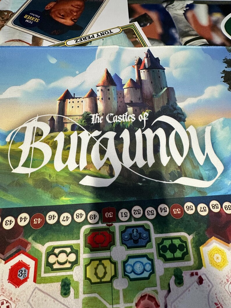 Castles of Burgundy Board Game Playmat Neoprene Stitched Edge ...